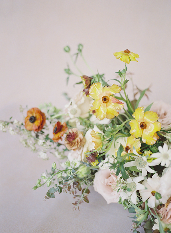 Wedding Flowers, Yellow and Brown Flowers, Ethereal moments, Fine Art Film Photographer | Heather Payne Photography
