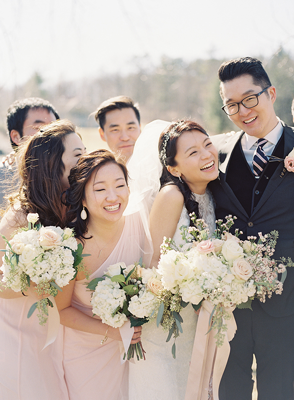 bridal party laughs | Heather Payne Photography