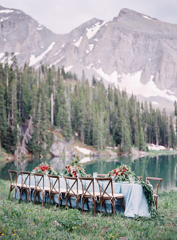 intimate wedding ceremony in the hills of telluride colorado | Heather Payne Photography