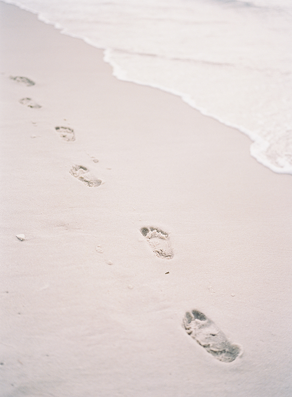 footprints in the sand, Aly's beach Florida | Heather Payne Photography