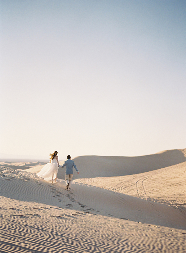 Sand Dune Engagement Session, California Desert | Heather Payne Photography