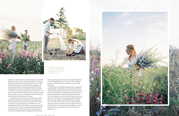Cottage Hill Magazine, Grace Issue, Floret Flowers | Heather Payne Photography