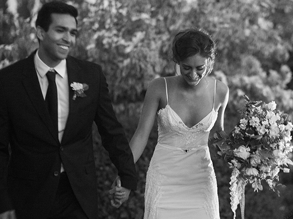 Black and white, wedding exit, bride and groom | Heather Payne Photography