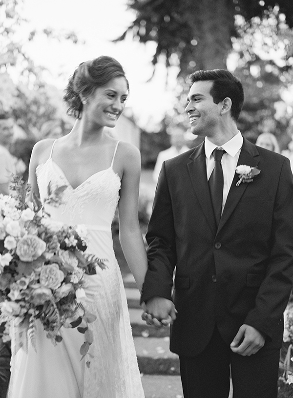 bride and groom, wedding exit, married | Heather Payne Photography