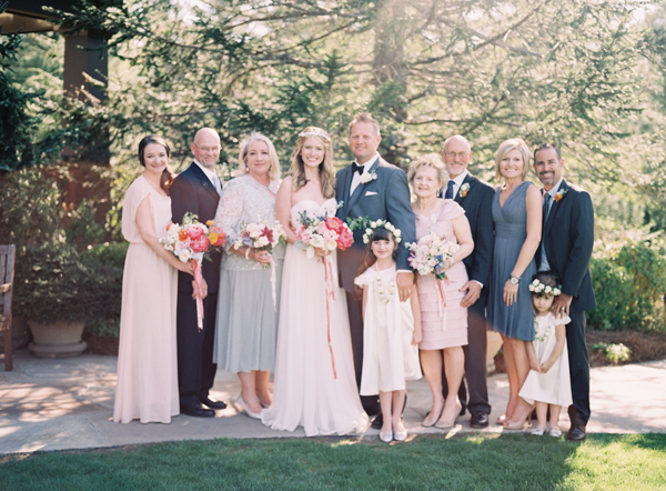 family photo, pink wedding, ethereal wedding photographer