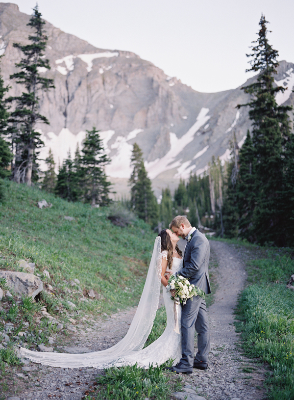 romantic wedding in telluride colorado, alta lakes, colorado wedding