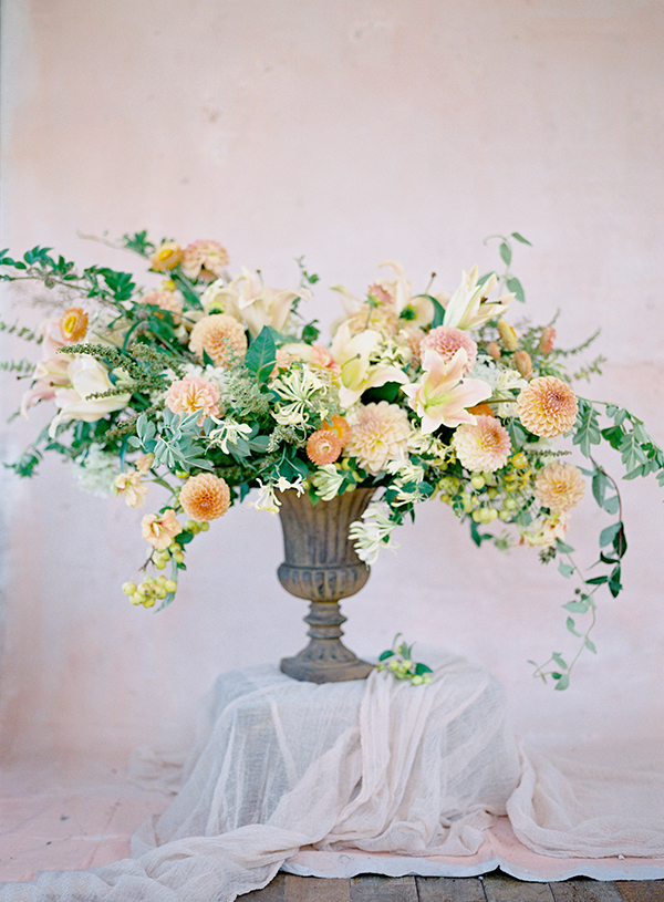 floret flowers, peach wedding, destination wedding photographer | Heather Payne Photography