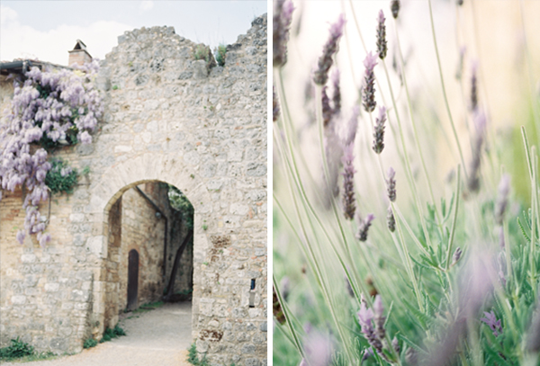 castillo di vicarello, lavender | Heather Payne Photography