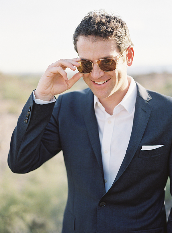 Classy Man, Ray Bans, Navy Suit, Arizona | Heather Payne Photography