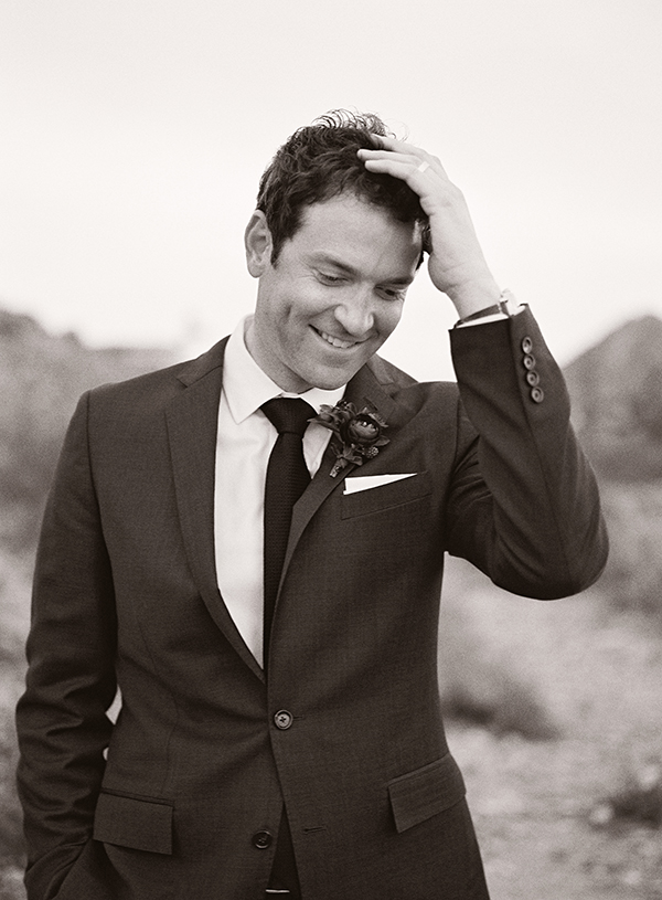 desert groom in arizona | Heather Payne Photography