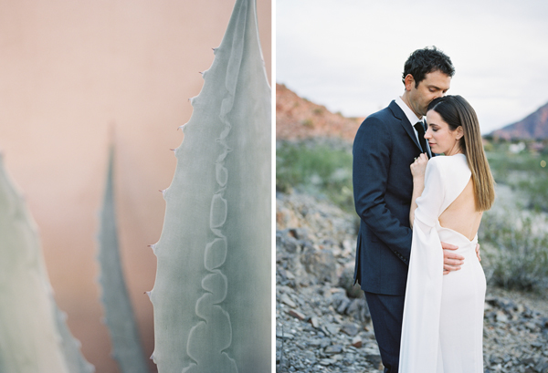 modern elopement in the arizona desert | Heather Payne Photography