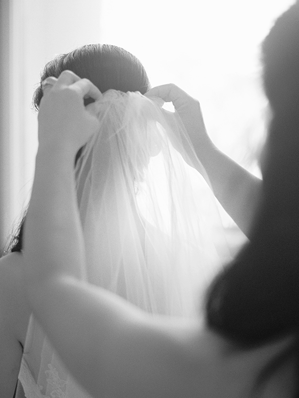 Getting Ready, Veil, Charleston Wedding Photographer, Fine Art Film Photographer | Heather Payne Photography