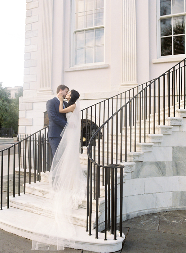 Downtown Charleston Wedding, Gibbes Museum, Film Photographer, Charleston Weddings Magazine | Heather Payne Photography