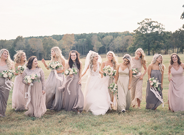 Bridesmaids, Shay & Hannah Mooney Wedding, Dan + Shay, Country Music | HEATHER PAYNE PHOTO
