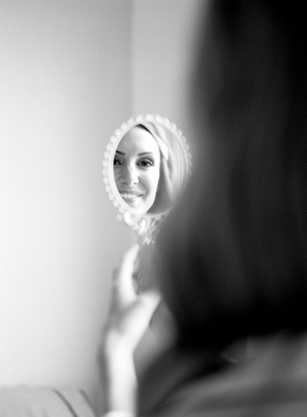 Fine Art Wedding, Aspen Colorado, Bride in Mirror | Heather Payne Photography