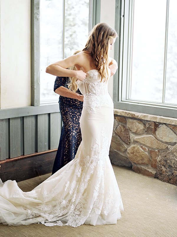 The Little Nell, Aspen Colorado Wedding, Inbal Dror Gown | Heather Payne Photography