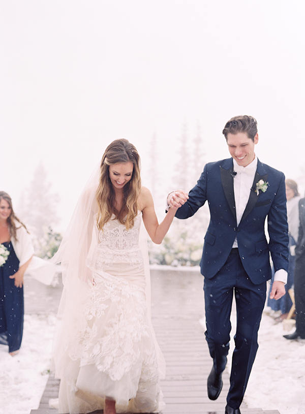 Aspen Mountain Wedding, The Little Nell, Snow Ceremony | Heather Payne Photography