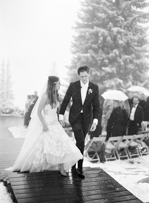 Aspen Winter Wedding, Colorado Film Photographer, The Little Nell | Heather Payne Photography