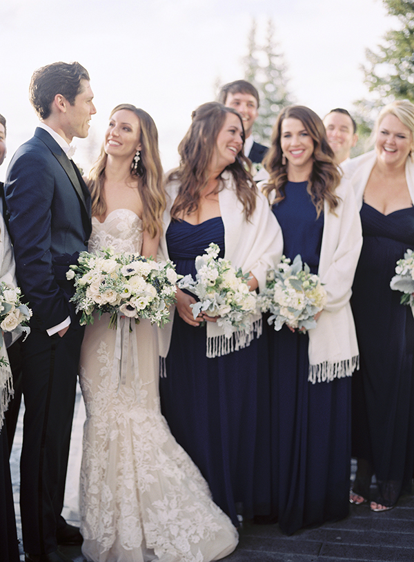 Aspen Colorado Wedding Photographer, Fine Art Film, Martha Stewart, Bridal Party | Heather Payne Photography
