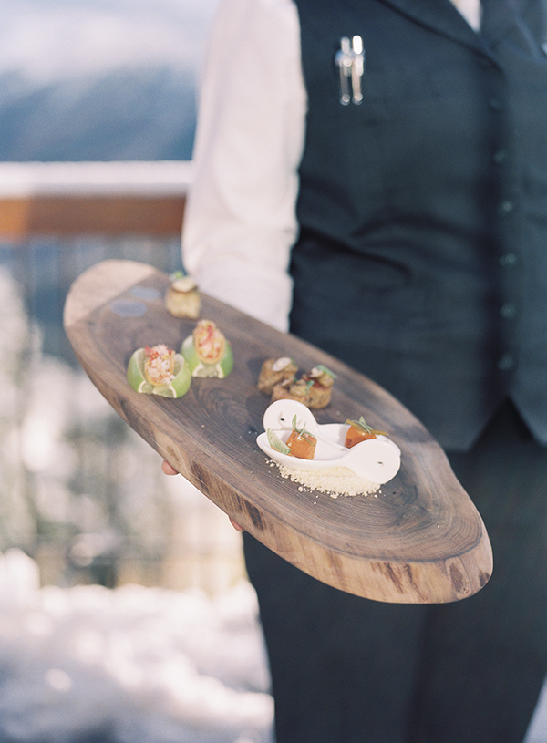 The Little Nell, Aspen Wedding, Food | Heather Payne Photography