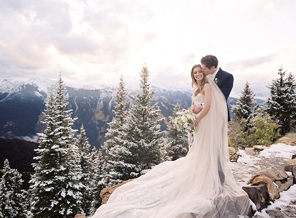 Snow Wedding, Aspen Colorado, The Little Nell, Martha Stewart | Heather Payne Photography