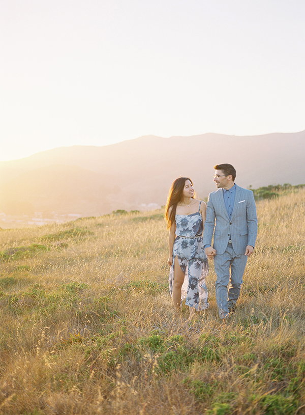 San Francisco Wedding Photographer, Golden Gate Bridge Engagement  | Heather Payne Photography