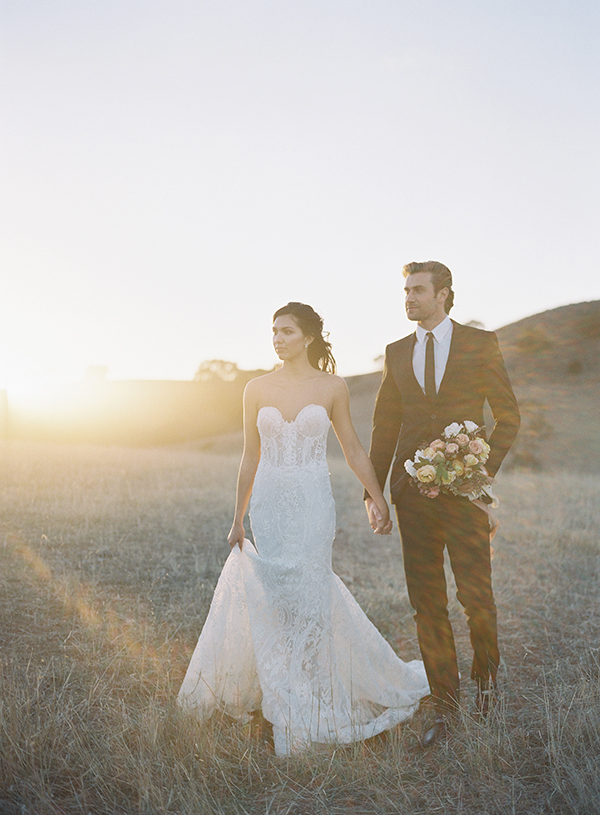Santa Barbara Sunset wedding, California wedding photographer | Heather Payne Photography