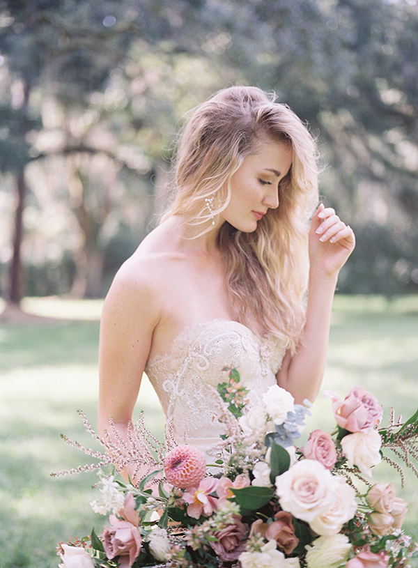 charleston wedding photographer, film, pink wedding, charleston | Heather Payne Photography