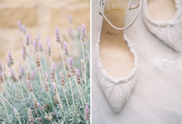Christian Louboutin Lace Wedding Heels, Lavender, Film Photographer, Santa Barbara California | Heather Payne Photography 