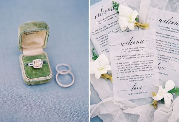 St Lucia Wedding Details, Tropical Caribbean wedding, Rings | Heather Payne Photography