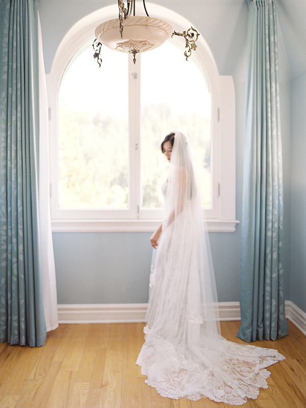 Blue Wedding In San Francisco, Lace Gown, Luxury Wedding, Fine Art Film  | Heather Payne Photography 