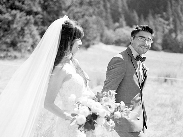 Bride and Groom Walking, Classic Wedding in San Francisco California, Fine Art Film  | Heather Payne Photography 