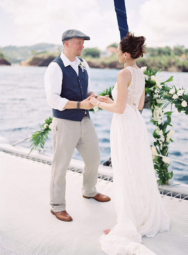 St Lucia Catamaran Wedding, Jade Mountain, Castries St Lucia, Destination Film Photographer | Heather Payne Photography