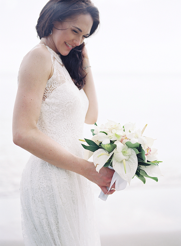 Tropical St Lucia Wedding Bouquet, Jade Mountain | Heather Payne Photography