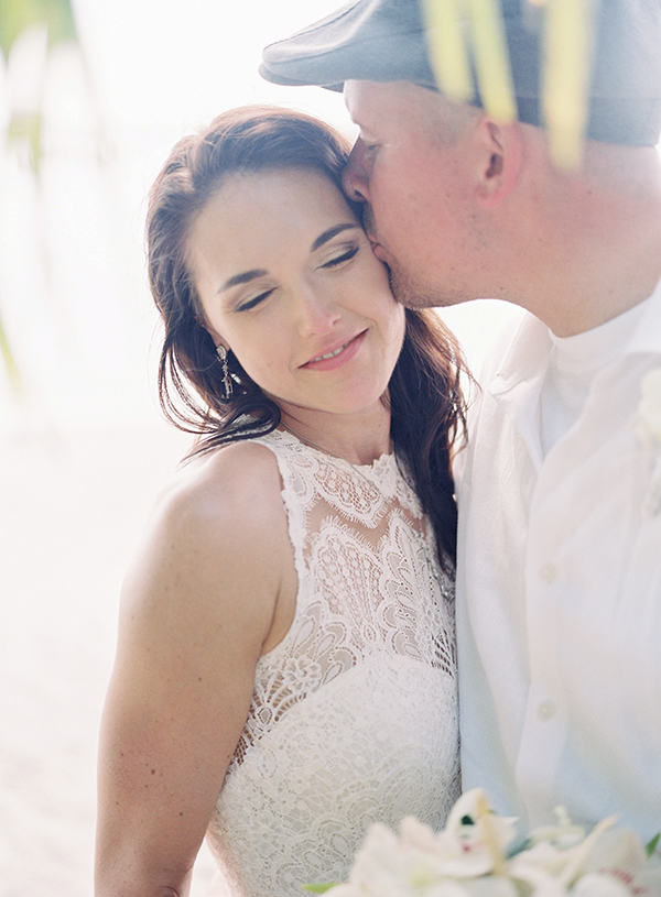 St Lucia Film Wedding Photographer, Jade Mountain Caribbean, Kiss | Heather Payne Photography