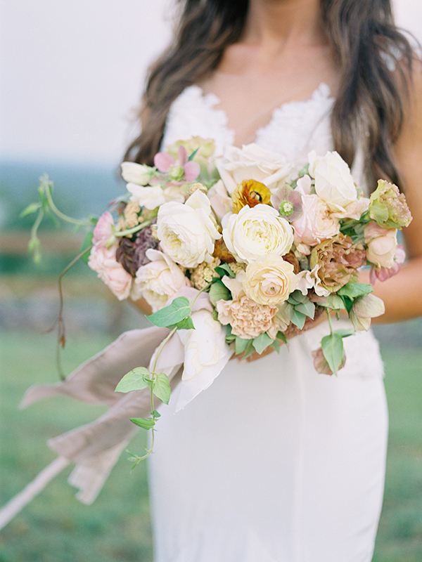 Pink and Purple bridal bouquet, Romantic florals, Arkansas Wedding, Zimmerman Events, Film Photographer  | Heather Payne Photography