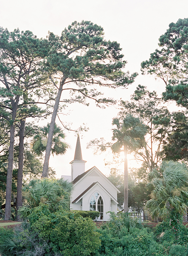 Chapel at Montage Palmetto Bluff, Sunset, Film Photographer  | Heather Payne Photography