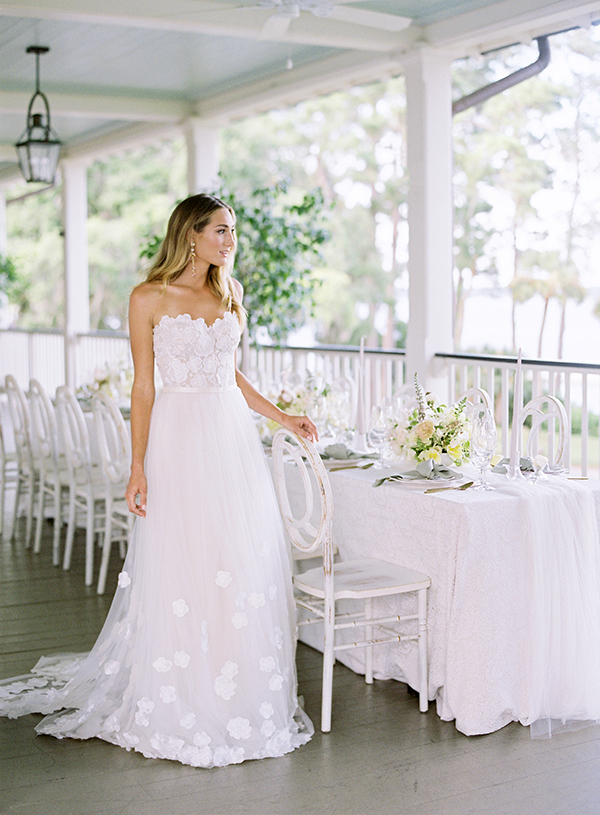 Romantic Bride, Montage Palmetto Bluff Wedding Photographer, Couture Bride | Heather Payne Photography