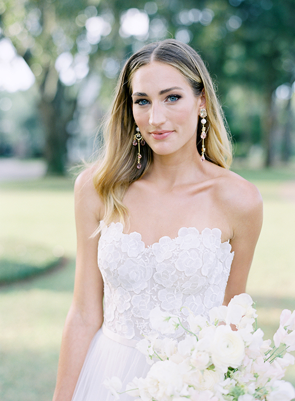 Romantic Bride, Montage Palmetto Bluff Wedding, Film Photographer  | Heather Payne Photography