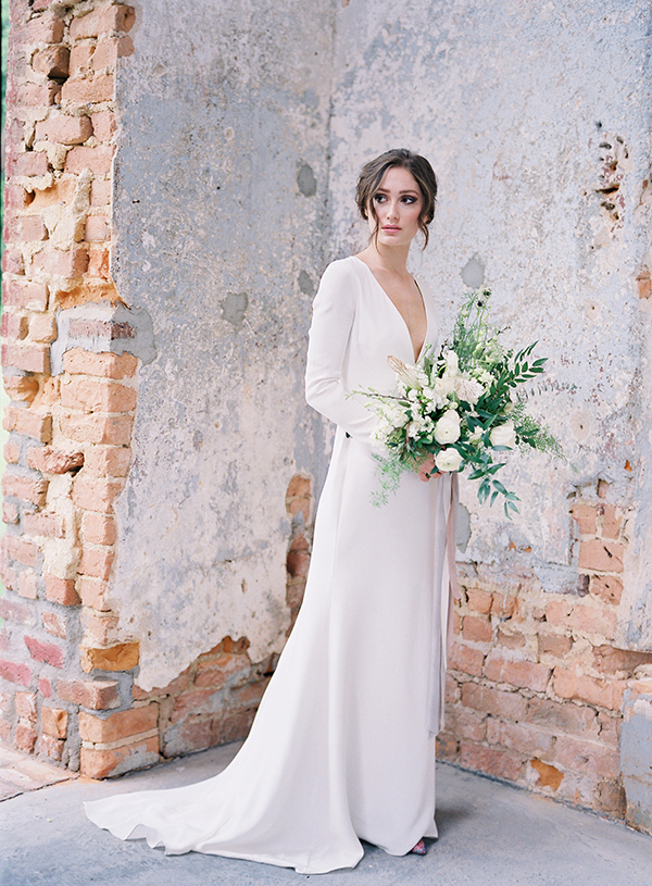 Alexandra Grecco Wedding Gown, Romantic bride, Bridal Fashion Photographer, modern wedding, Santa Barbara Wedding Photographer, California | Heather Payne Photography